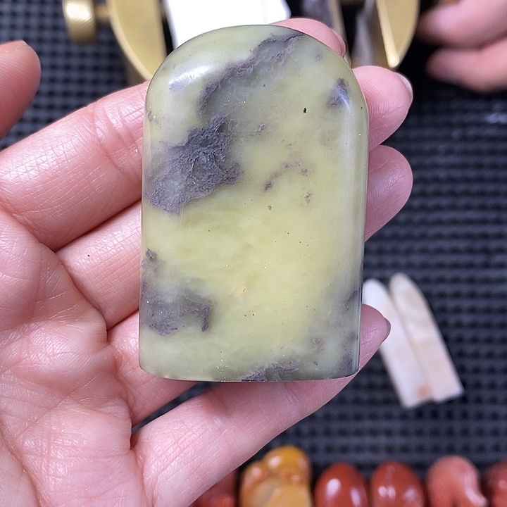 刚***身寿山石现场直播手工制作