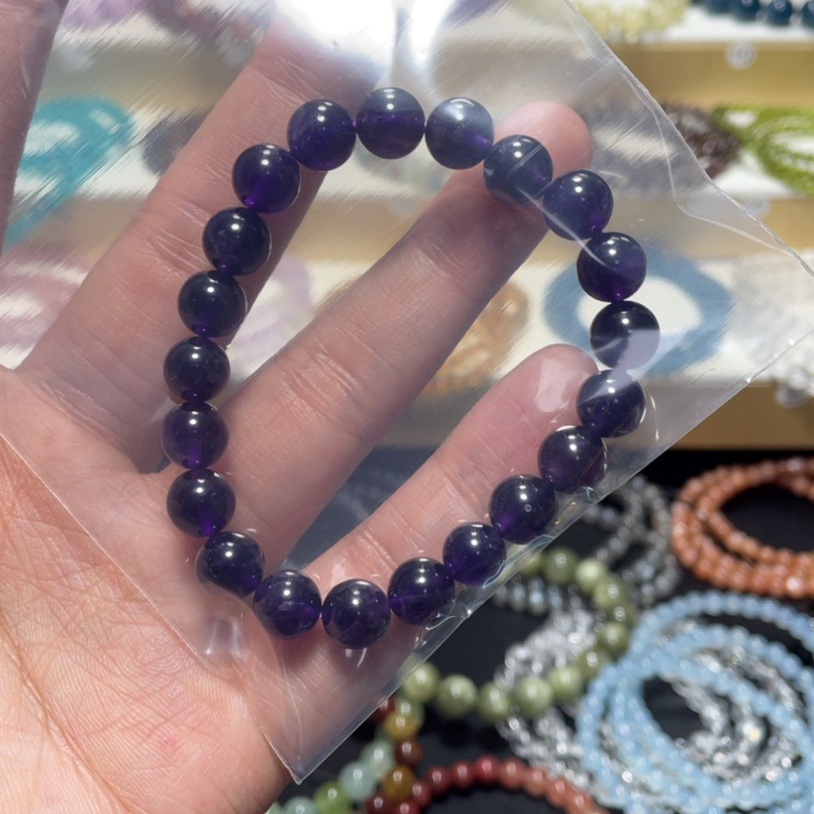 【闪购商品】水晶手链银S800镀金镶嵌