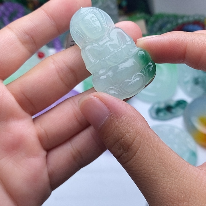 翡翠未镶嵌颈饰所见即所得  240