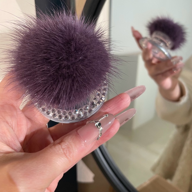 6883紫毛原创手机链