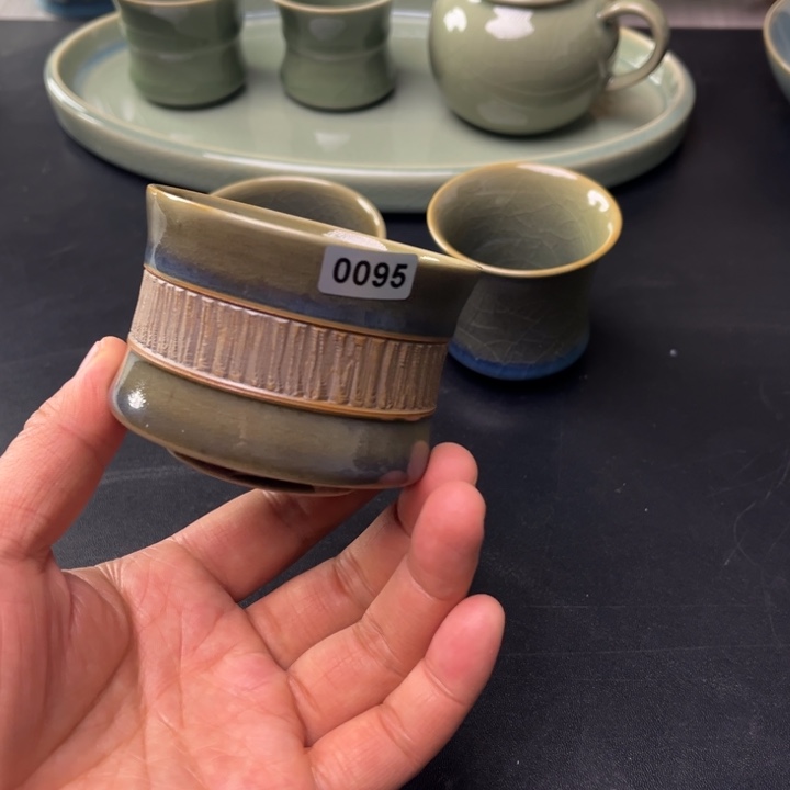 摆件开播福利汝瓷天蓝