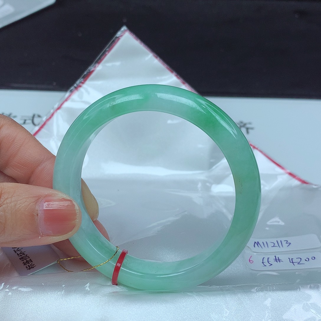 翡翠手镯未镶嵌55圈2113