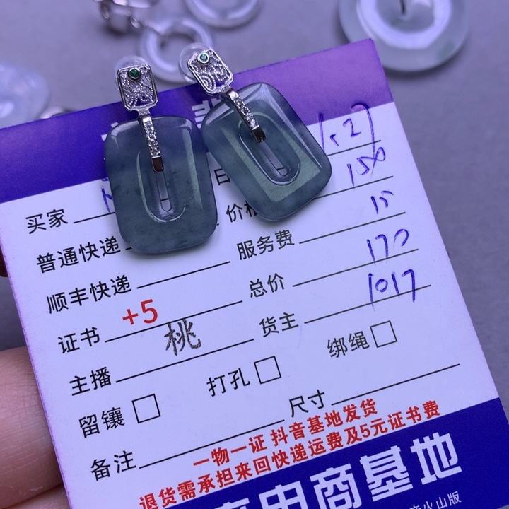 翡翠颈饰银S925镶嵌R****r