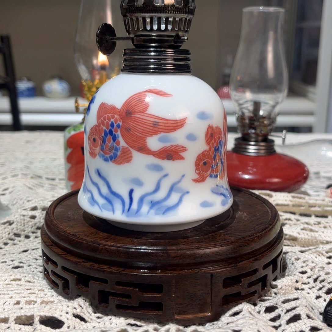 摆件景德镇陶瓷香薰灯