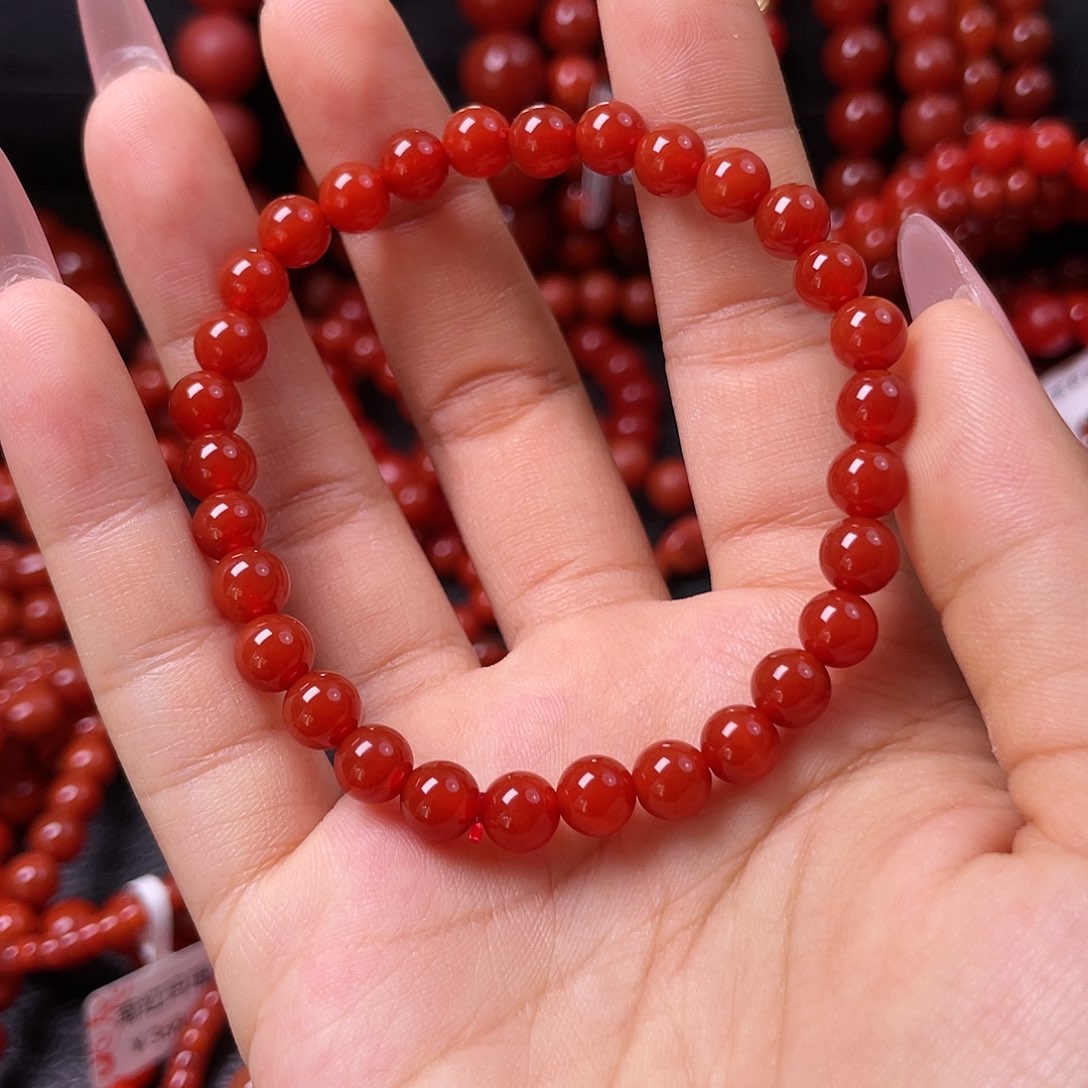 未镶嵌手链南红玛瑙