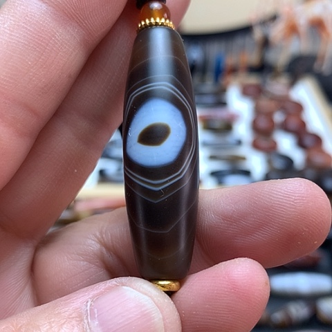 玛瑙/玉髓颈饰合金