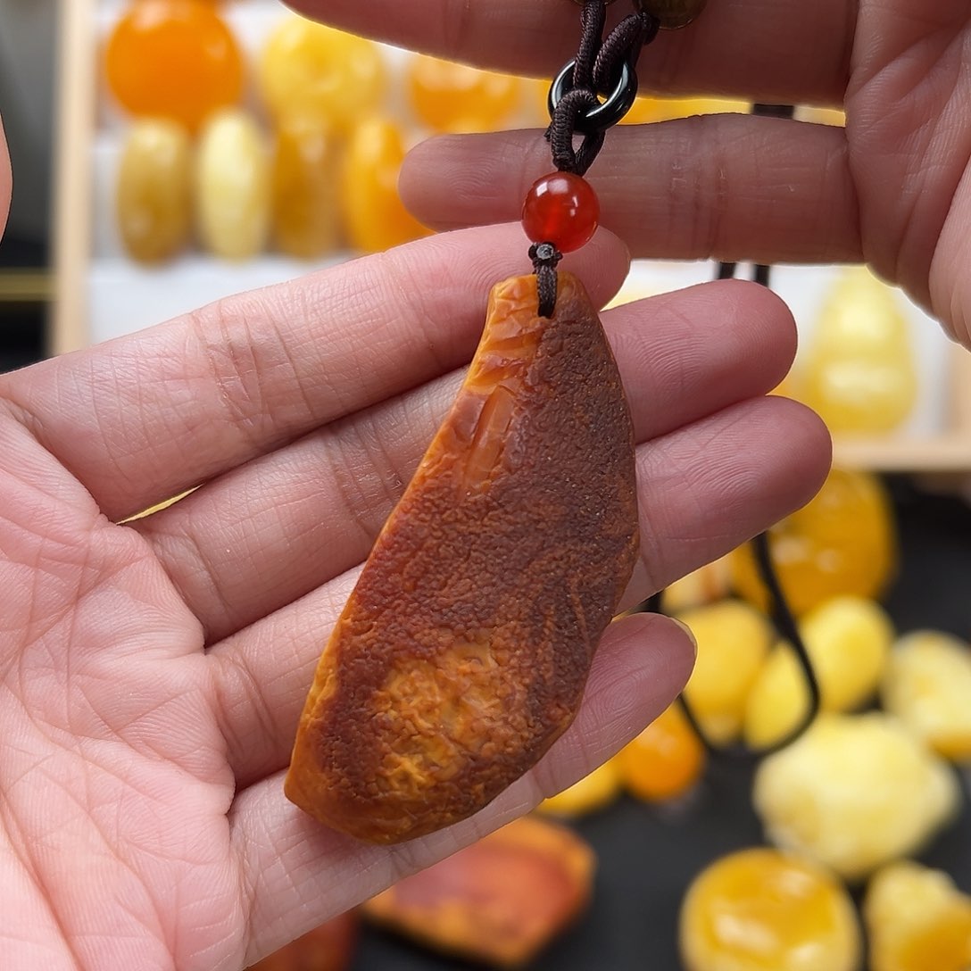 蜜蜡颈饰未镶嵌蜜蜡