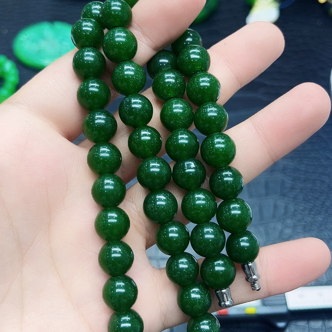 翡翠手镯未镶嵌项链