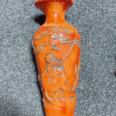 紫金钵盂菩提把件