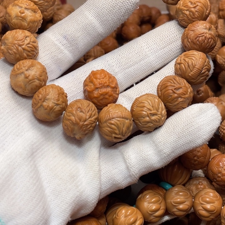 猴头核桃手串龙***悟空