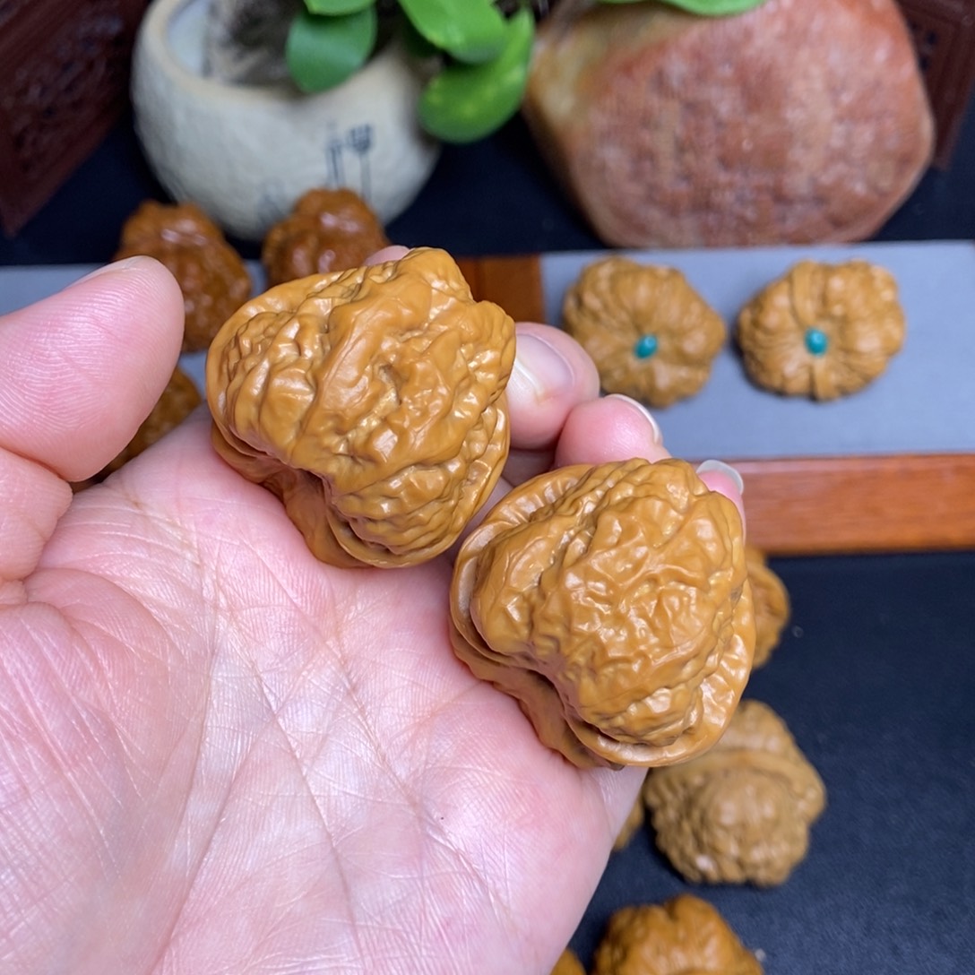 文玩核桃把件37.5蛙