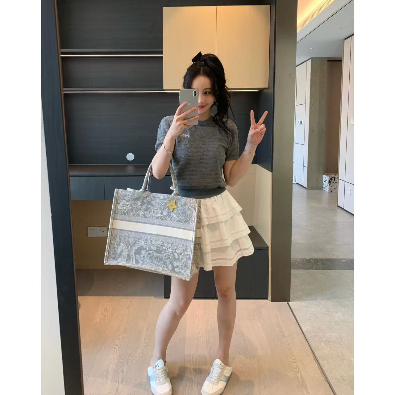 XINYI【发光少女】春夏刺绣上衣+半裙套装X625Z02062/X625G02063