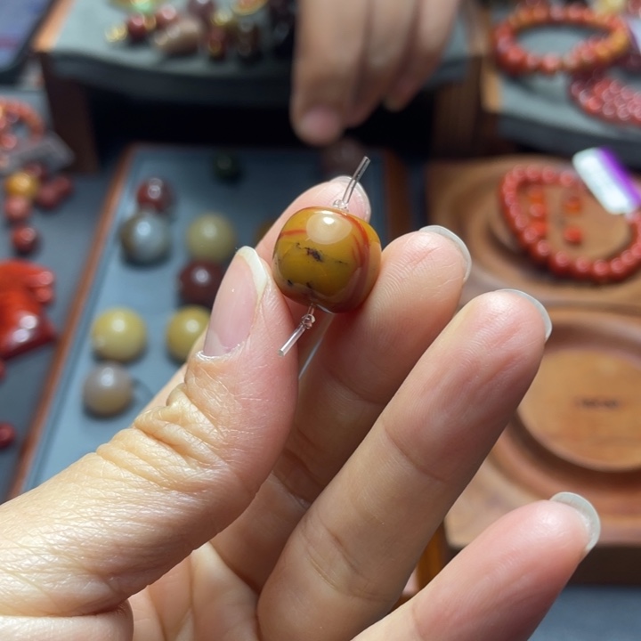 南红玛瑙未镶嵌单珠14