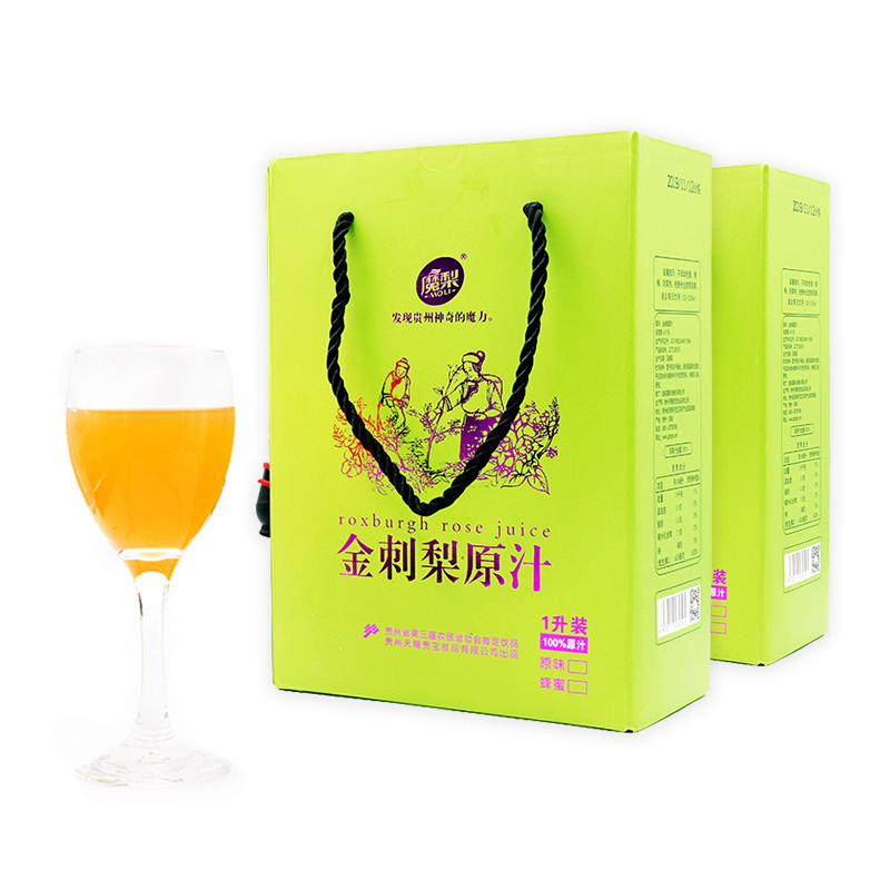 贵州特产金刺梨原汁2盒装1L