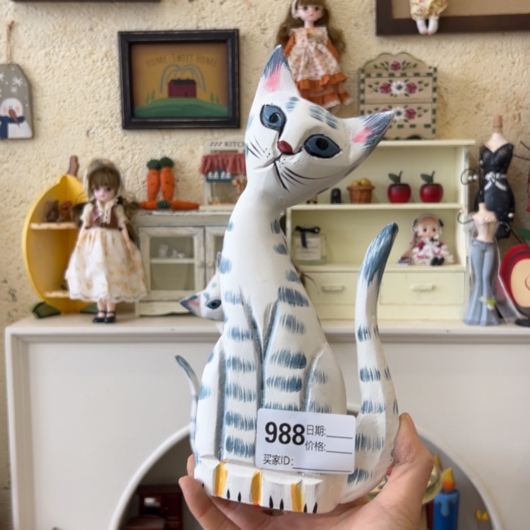 木默认微瑕微脏！外贸样品摆件挂件988