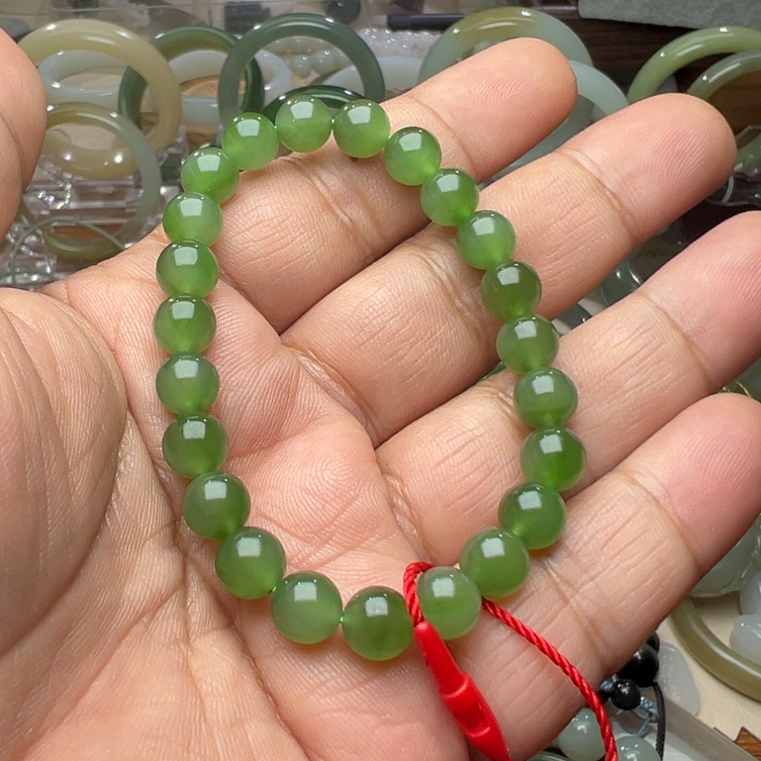 和田玉未镶嵌手串