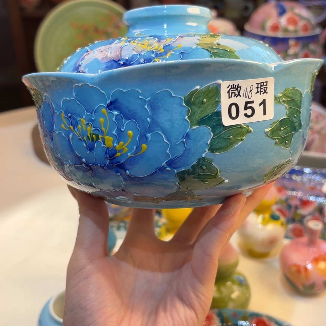 薄**茶景德镇手绘高温釉下彩陶瓷茶具