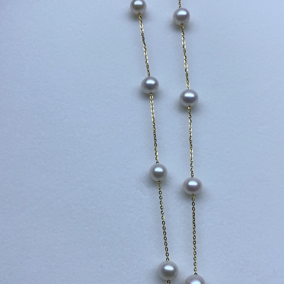 淡水珍珠项链未镶嵌蒲*