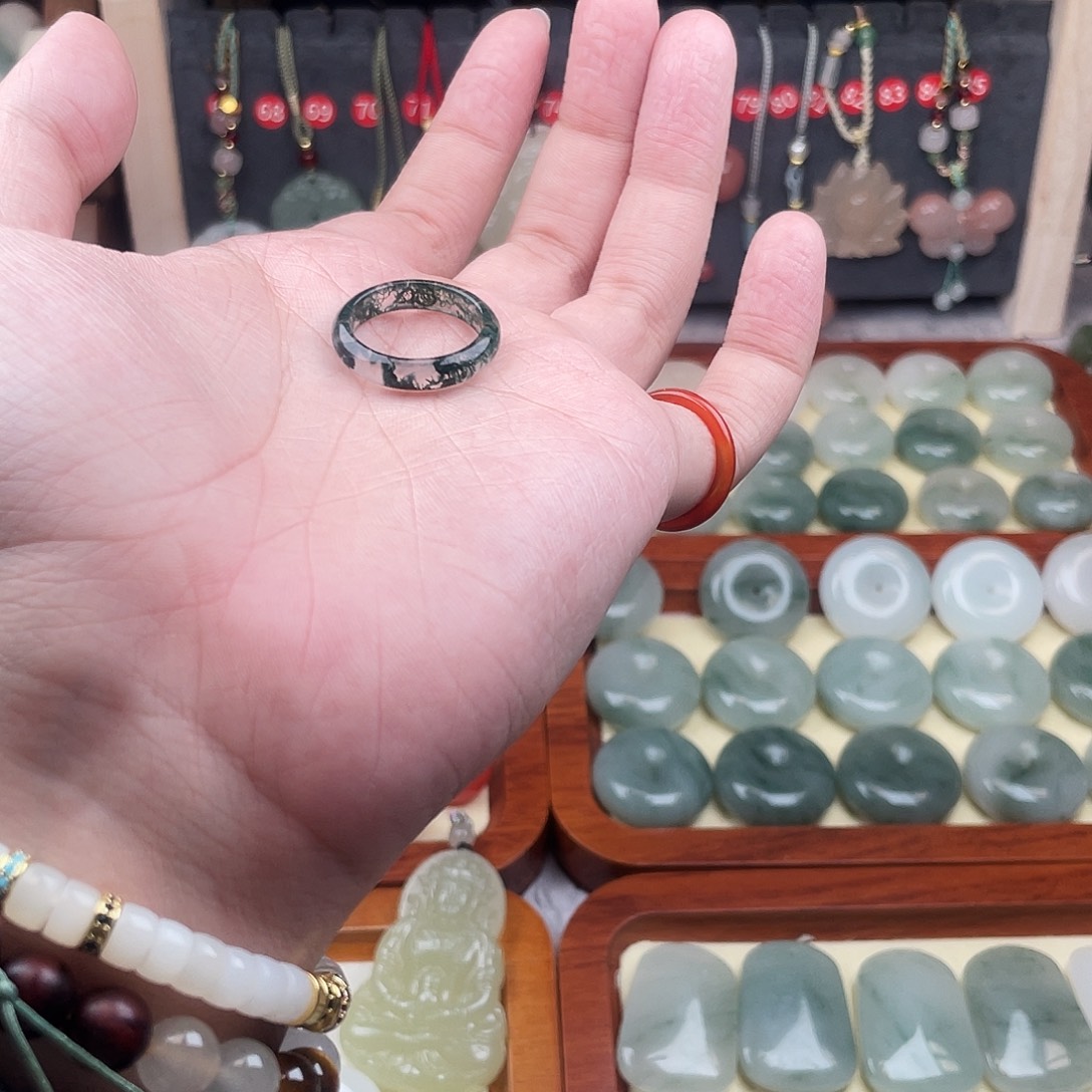 玛瑙/玉髓未镶嵌戒指