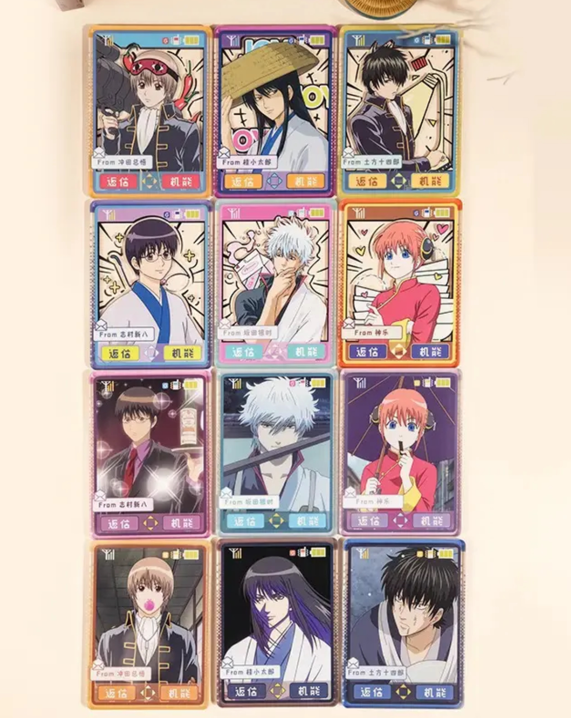 【拆包】谷子熊《银魂》第一弹场面亚克力卡盲盒（代拆）