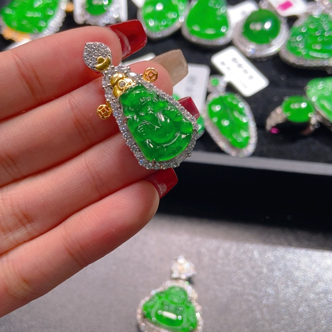 翡翠吊坠(不含链)未镶嵌