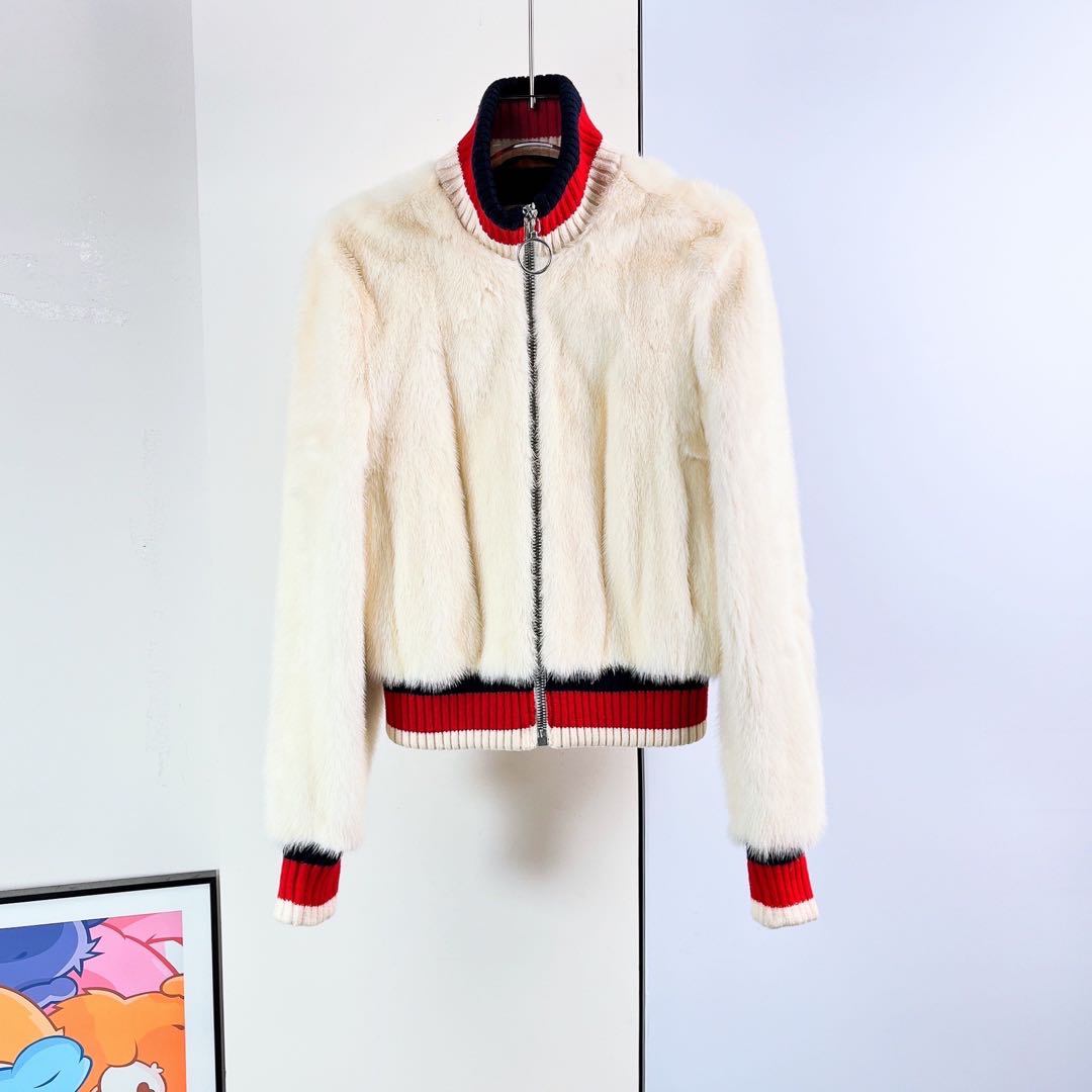 95新 GUCCI/古驰 / 皮草外套/40码/Xspk2360