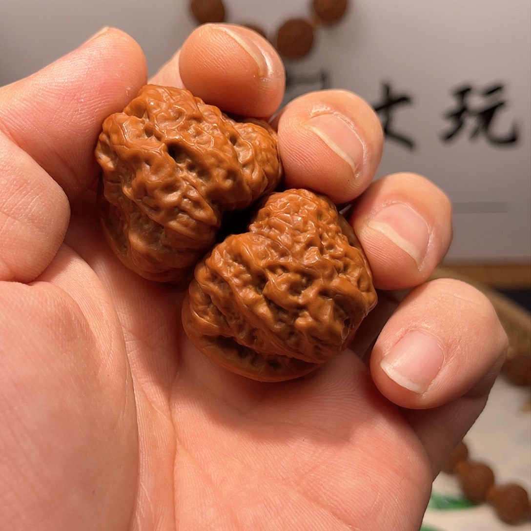 桃核吊坠文玩核桃蛤蟆头