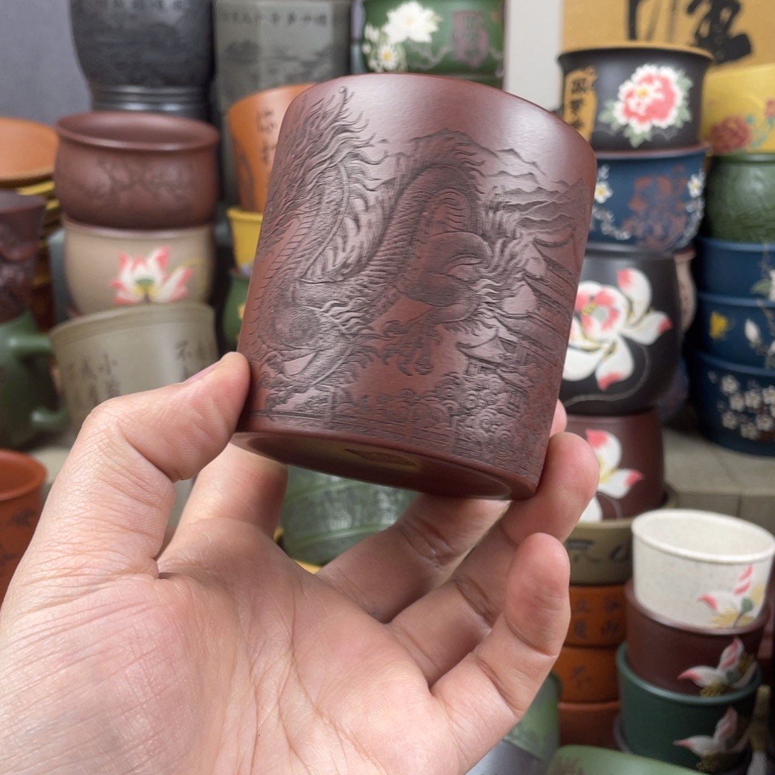 紫砂茶杯紫砂茶杯