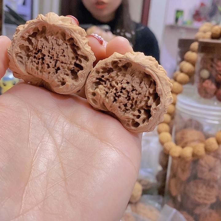 【闪购商品】文玩核桃把件44蛇头