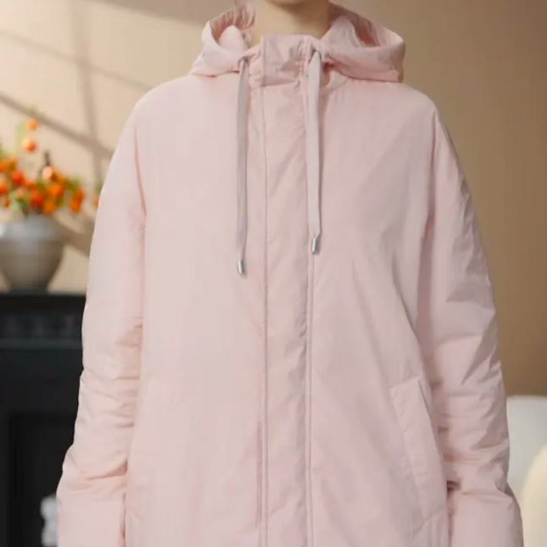 GIRDEAR/哥弟秋冬新款时尚舒适休闲新雪丽保暖连帽棉服外套140052