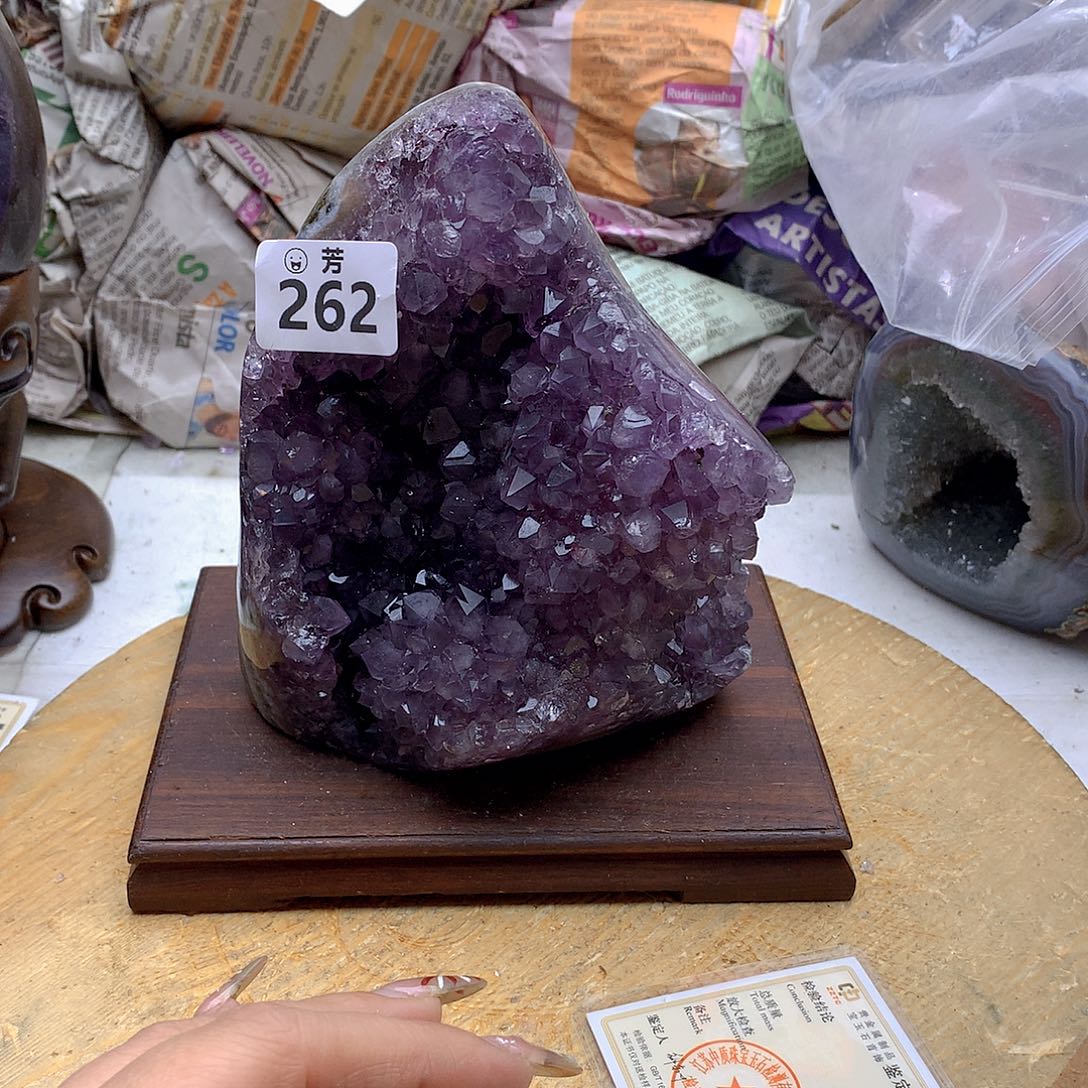 紫晶大型摆件（非配饰）未镶嵌