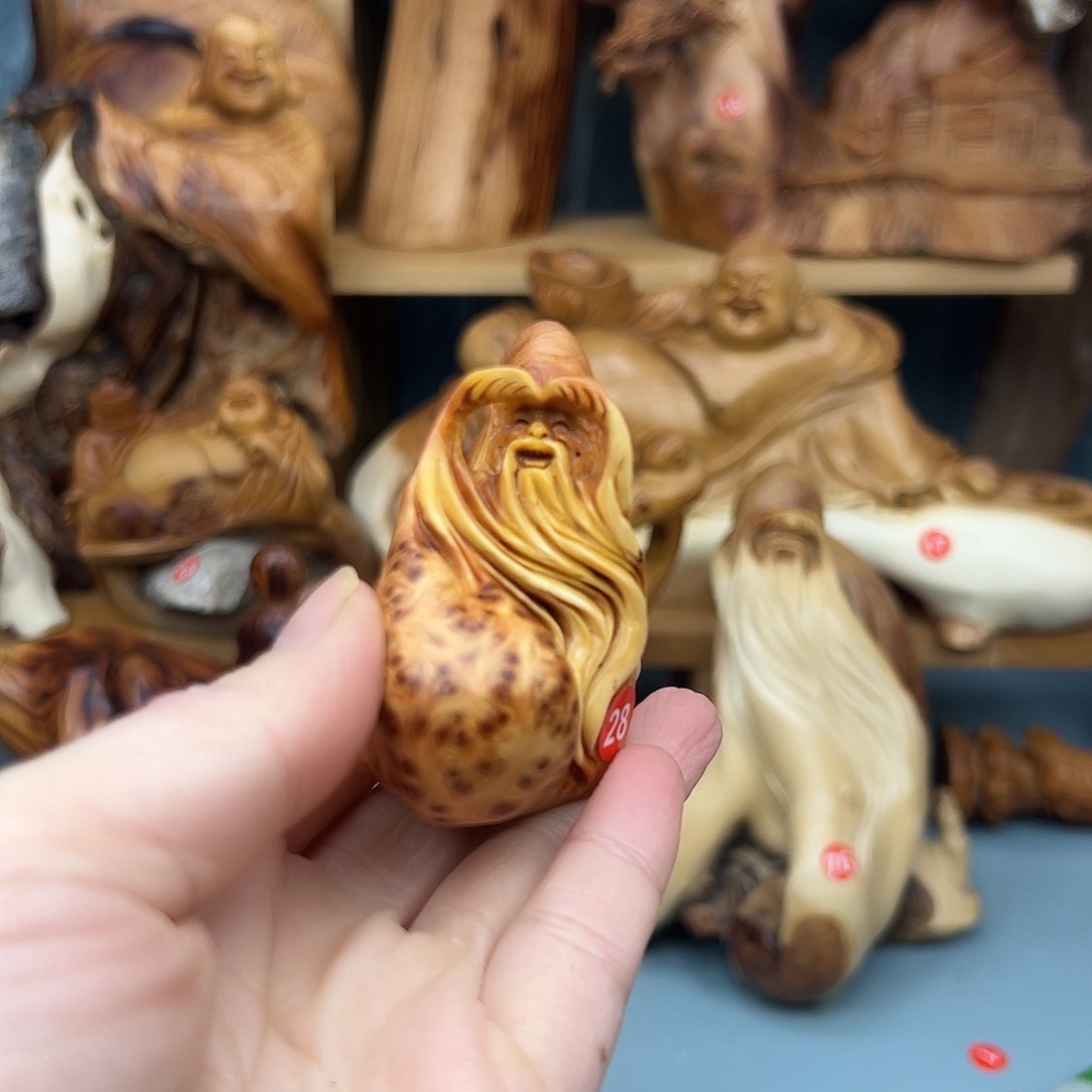 木?*柏木摆件手把件