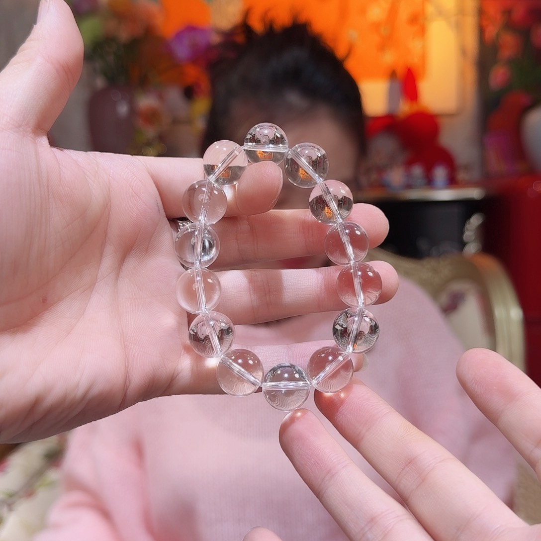 水晶手链未镶嵌手串14m