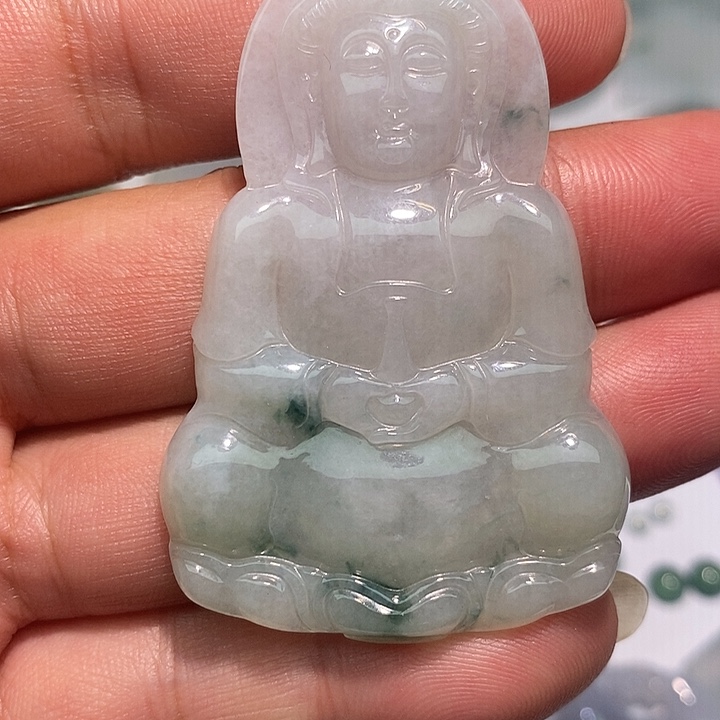 翡翠未镶嵌颈饰翡翠首饰