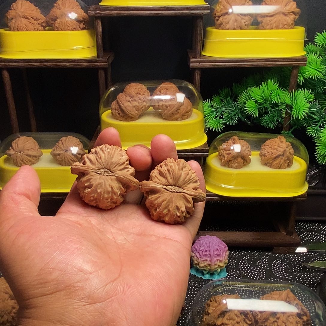 吊坠文玩核桃球白