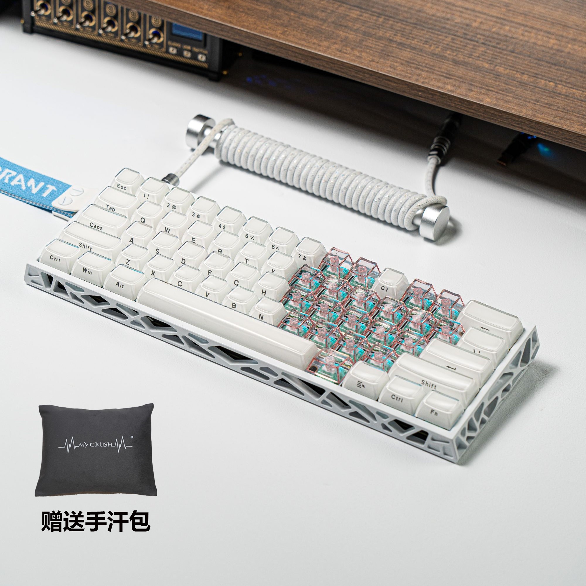 八宝轴wooting60HE+pcb满改磁轴CSGO打瓦三角洲电竞wooting键盘