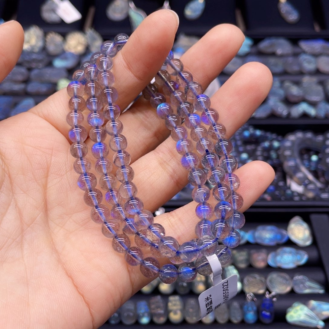 长石手串未镶嵌6.1左右