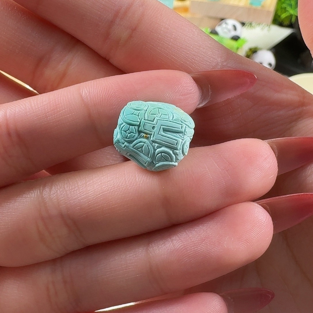 绿松石未镶嵌吊坠(不含链)