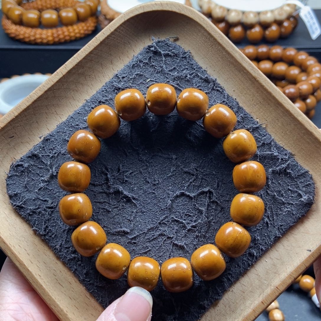 紫金鼠手串12.8mm精工半实心老型