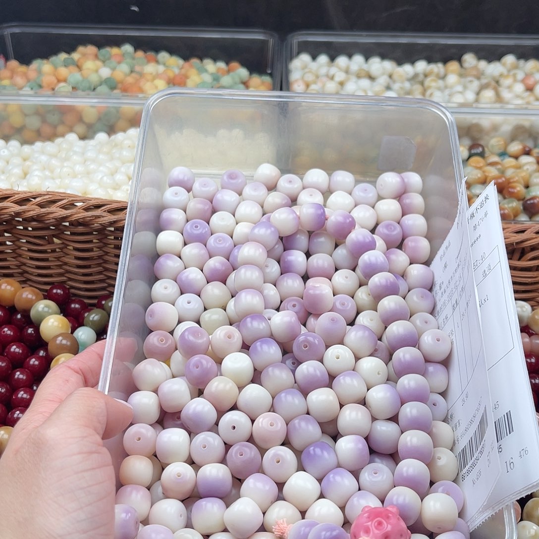 白玉菩提吊坠C/14mm/30+5颗