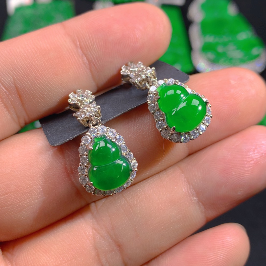 翡翠颈饰银S925镶嵌11111111111