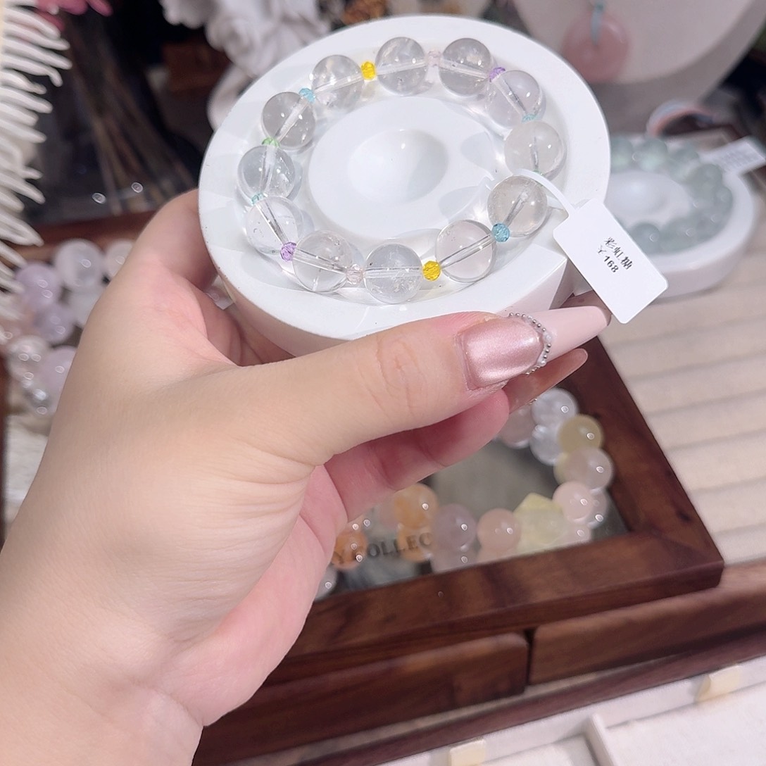 水晶手串合金天然水晶手串