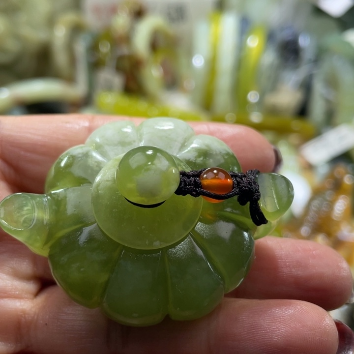 岫玉未镶嵌手把手把