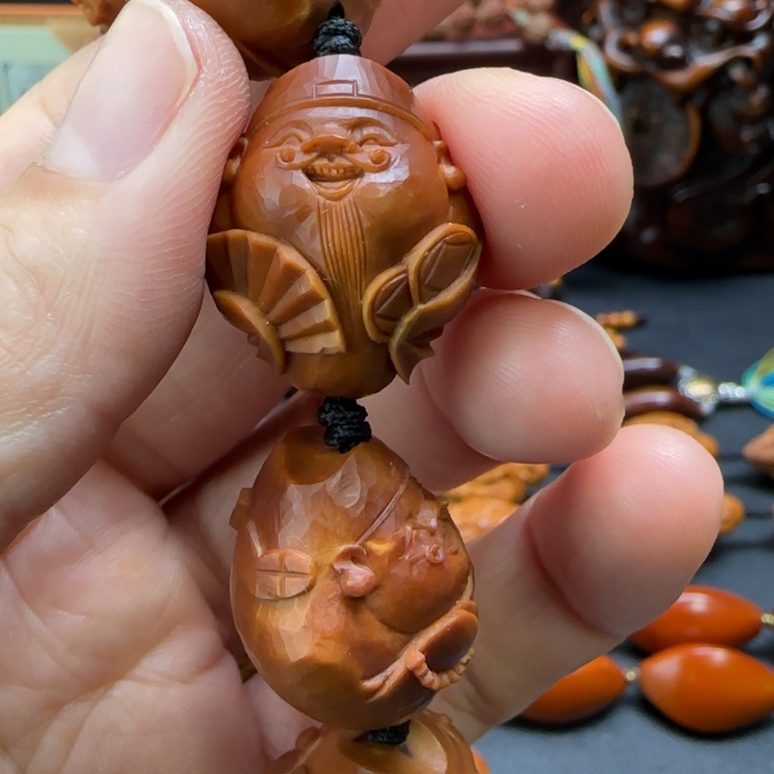 橄榄核手串/手链海派财神