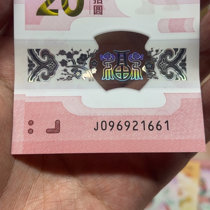 蛇钞朦胧号裸钞单张096921661