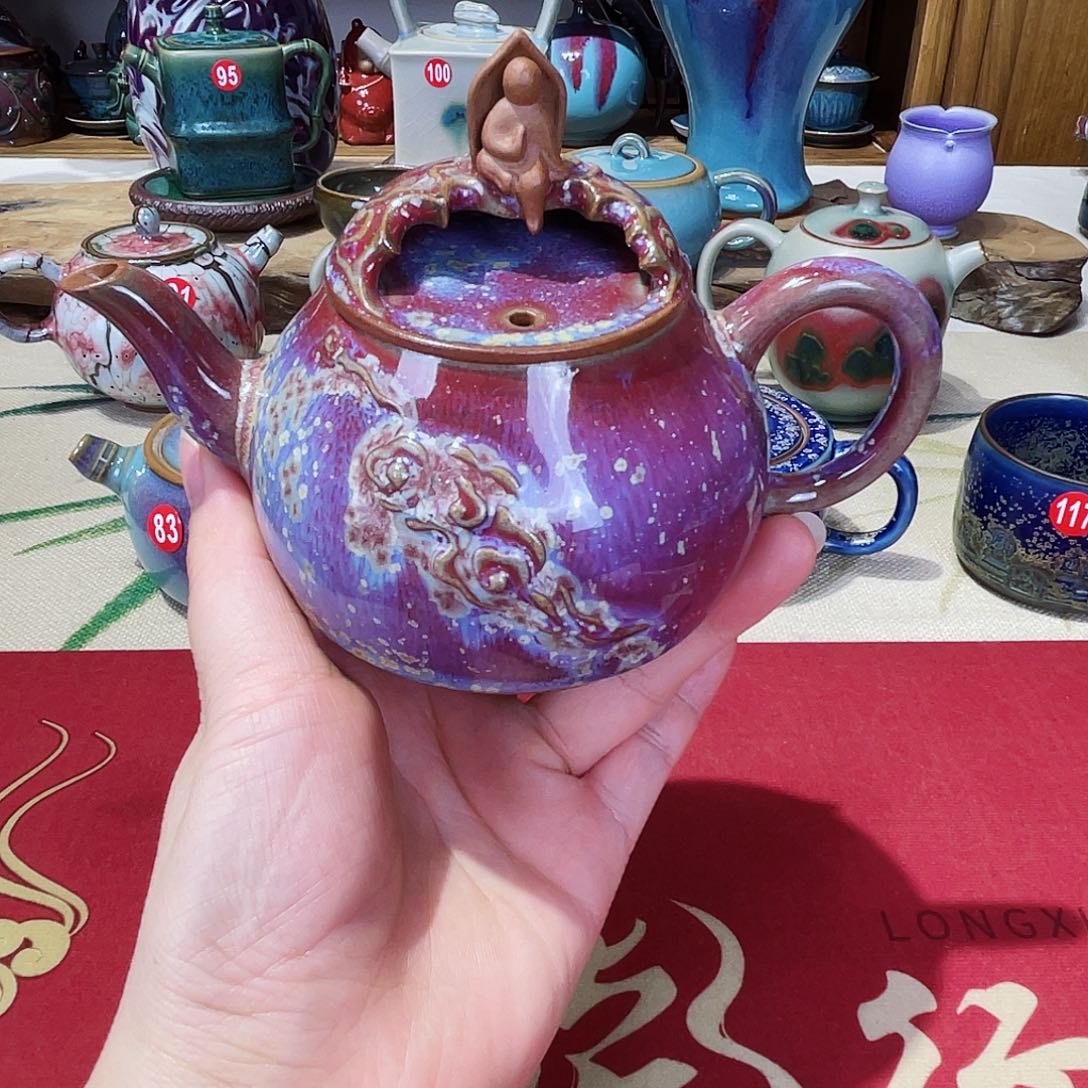 壶禹州钧瓷艺术作品