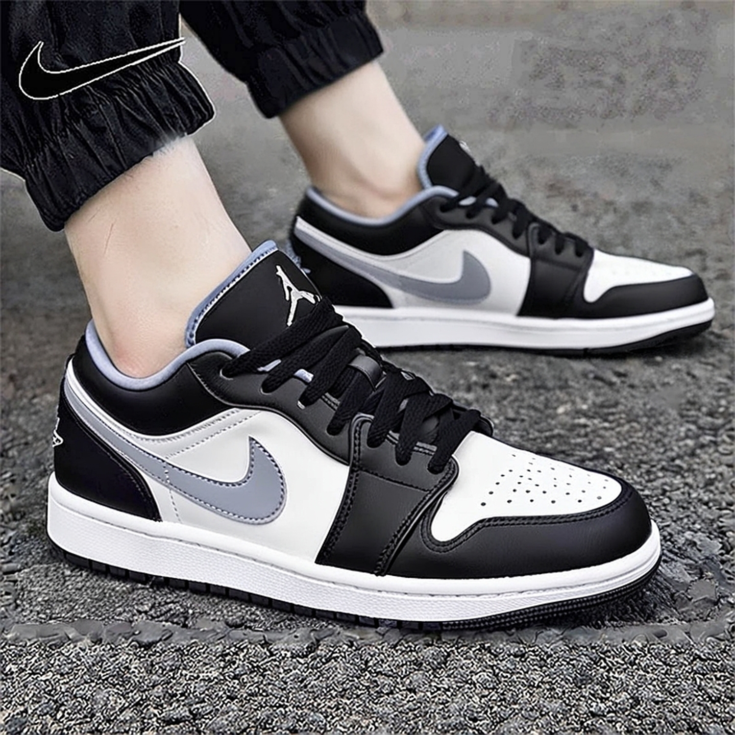 NIKE耐克Air Jordan 1 Low AJ1低帮倒钩男篮球鞋运动鞋553558-040