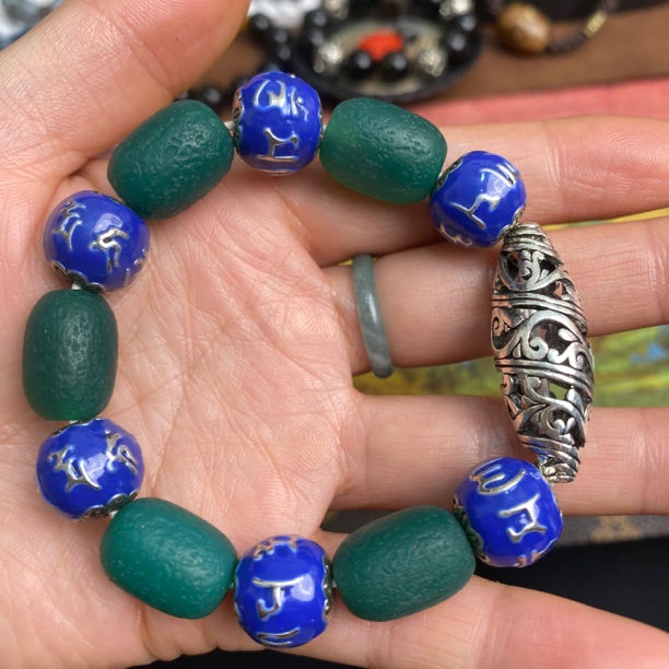 合金陶瓷手链 民族个性手串