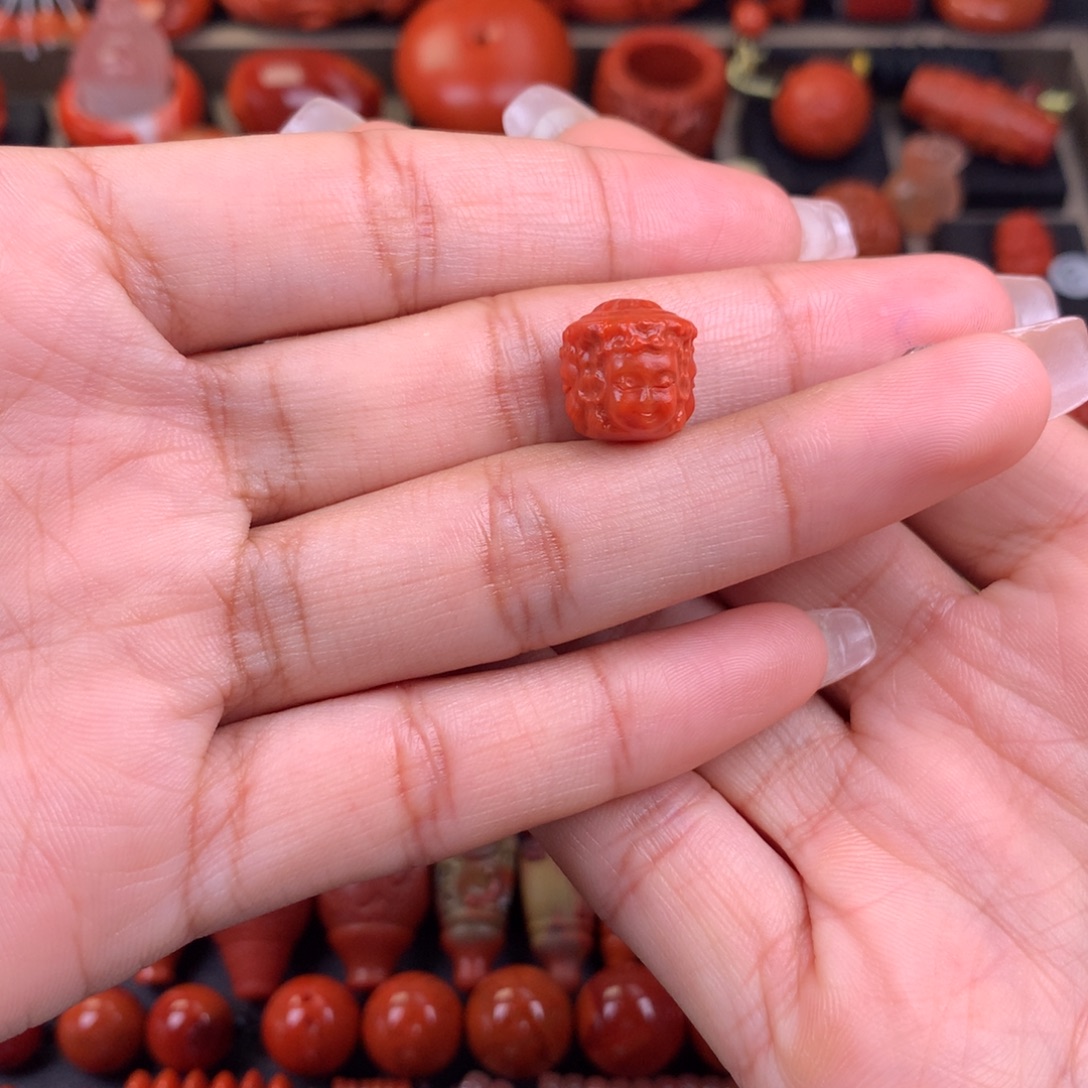 南红玛瑙未镶嵌三面佛12