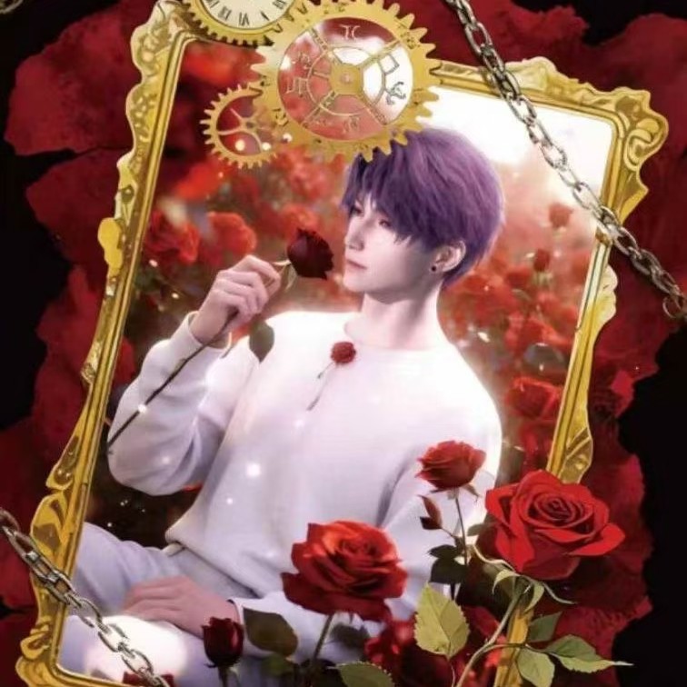 【恋与深空×樱恋文创】玫瑰坠梦收藏小卡